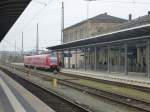 Blick zu den Gleise 2 bis 4 im Hofer Hauptbahnhof.