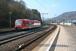 650 310 beim Umsetzen im Bahnhof Horb am Neckar.