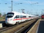 Einfahrt eines ICE-T´s am 20.Mai 2007 in den Bahnhof Ingolstadt.