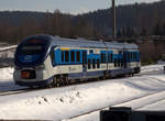 844 016-6 aus Richtung Potůčky , weiter dann Horny Blatna, Karlovy Vary läuft in Johanngeorgenstadt ein, es besteht Anschluß nach Zwickau, mit den Zügen der Erzgebirgsbahn,