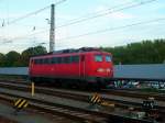 110 210 steht abgestellt im Hauptbahnhof Karlsruhe.