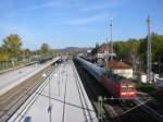 Der Bahnhof Karlsruhe-Durlach am 24.10.2004.