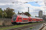 DB 445 054 als RE 4620  Main-Spessart-Express  von Bamberg nach Frankfurt (M) Hbf, am 31.08.2025 in Karlstadt (Main).