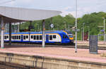 Cantus 428 051 verlässt als RB nach Fulda den Bahnhof Kassel-Wilhelmshöhe am 09.07.2017.