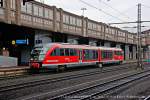 DB 648 018 mit RE2 in Kassel-Wilhelmsh�he, Februar 2014.