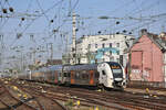 RRX ET 462003 verläßt Köln HBF am 8.3.2026 um 11.31 Uhr mit Ziel Aachen HBF.