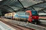 193 475 SBB Cargo International  Domodossola  mit Centralbahn-Sonderzug in K�ln Hbf, September 2026.