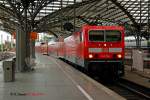 DB 143 194 mit RB27 in K�ln Hbf, Juni 2014.
