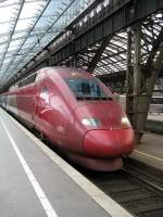 Thalys  THA 9456  nach Paris Nord; hier in Kln HBF am 26. August 2008.