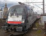 ES 64 U2-026 auf einer Dienstfahrt von Kln Bbf. nach Deutzerfeld . Aufnahmestandpunkt war Gleis 4 in Kln Hbf am 28.03.2010