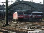 BR 146 021 fhrt nach Aachen und erreicht grade Kln Hbf.