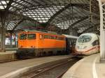 1142 635 der North Rail kam am 12.5.15 mit dem CLASSIC COURIER Sonderzug CBB 347 nach Königsberg in den Kölner Hbf eingefahren.