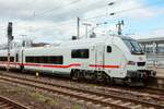 DB ICE-L Talgo Steuerwagen in Köln Messe/Deutz, April 2026.