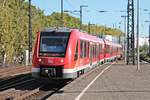 Einfahrt am Nachmittag des 27.09.2018 von 620 518  vareo  als RE 22 (Gerolstein - Köln Messe/Deutz) in den Bahnhof von Köln Süd.
