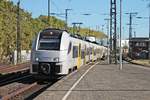 Einfahrt am Nachmittag des 27.09.2018 von MRB 460 005-2 zusammen mit MRB 460 504-4 alsRB26 (Mainz Hbf - Köln Messe/Deutz) in den Bahnhof von Köln Süd.