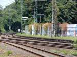 Blick auf einen ehemaligen Bahnsteig in Köln Süd.

Köln Süd 01.08.2015