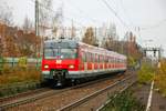DB 420 937-5 S-Bahn M�nchen als Leerfahrt in K�nigswinter, November 2020.