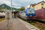 193 491 Hupac Vectron in Königswinter, Juli 2021.