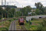 203 013-8 (203-29 | 202 784-5 | 112 784-4 | 110 784-6 | DR V 100.1) zieht leere Flachwagen im Bahnhof Könitz(Thür) nach vorne und schiebt sie gleich auf ein anderes Gleis.
Aufgenommen von der Brücke Pößnecker Straße.

🧰 Stahlwerk Thüringen GmbH (SWT)
🚩 Bahnstrecke Leipzig–Probstzella (KBS 555)
🕓 20.8.2021 | 14:42 Uhr