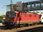 Re 4/4 III 11350 der SBB, am 08.08.2012 in Konstanz.