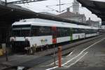 RABe 94 85 7526 686-1 CH-THB der SBB-Regiogesellschaft Thurbo mit vorangestelltem 4-achsigem Steuerwagen Bt 50 85 29-35 223-1 im Bf. Konstanz, 18.12.2013.