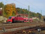 442 272 und V100 2335 begegnen sich am 13.