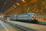 146 555-8 als IC 2444 von Dresden nach Dortmund kurz vor der Abfahrt in Leipzig Hbf. Fotografiert am 27.12.2025.
