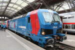 BELog 192 077 (91 80 6192 077-6 D-NRAIL) am 19.09.2026 beim Tag der Schiene in Leipzig Hbf.