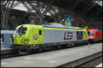 LEG 248 055 am 19.09.2026 zum Tag der Schiene auf Gleis 16 im Leipziger Hauptbahnhof.