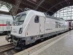 TFR Cargo 188 105 (91 80 6188 105-1 D-NRAIL) am 19.09.2026 beim Tag der Schiene in Leipzig Hbf.