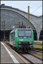 Tag der Schiene: FLEX Bahndienstleistungen 145 032 bot am 19.09.2026 F�hrerstandsmitfahrten im Leipziger Hbf an.