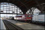 Tag der Schiene: Bahnbetrieb Gera 250 004-9 (91 80 6155 004-5 D-GERA) bei der Fahrzeugausstellung am 19.09.2026 auf Gleis 16 in Leipzig Hbf.