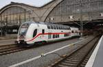 IC2039 von Norddeich Mole nach Leipzig Hauptbahnhof erreicht am 13.5.2017 das Ziel der Fahrt. Zuglok war 146 564-0.