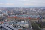 Leipziger Hauptbahnhof am 12.02.2018. Blick vom City-Hochhaus.