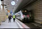 1442 700 (Bombardier Talent 2) der S-Bahn Mitteldeutschland (DB Regio Südost) als S 37665 (S6) von Leipzig Messe nach Geithain steht in Leipzig Hbf (tief) auf Gleis 1. [5.5.2018 | 20:55 Uhr]