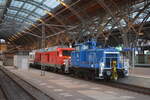 DB 245 026-0 & Press & 362 915-1 -  362 035-3  der Pressnitztalbahn mbH Leipzig Hbf 28.11.2021