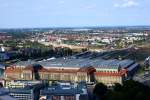 Leipzig Hauptbahnhof vom Panorama Tower  17.08.2008