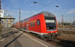 Hier eine RB54 von Leipzig Hbf. nach Dessau Hbf., bei der Ausfahrt am 3.10.2011 aus Leipzig Hbf.