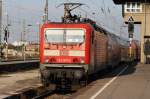 Hier 143 871-2 mit einer RB57 von Leipzig Hbf. nach Lutherstadt Wittenberg, bei der Ausfahrt am 3.10.2011 aus Leipzig Hbf.