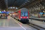 Nachschus des Dosto Stw. der Bauart DABbuzfa 760.0 bei der Enfahrt in Leipzig Hbf.14.10.2012