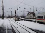 Wintereinbruch im Bereich des Leipziger Bhf. 