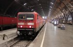 143 650-0 an einem Sonntagmorgen in Leipzig Hbf.