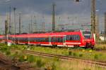 442-814 hat Ausfahrt aus Leipzig Hbf in Richtung Gewitter. 29.5.14.