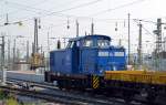 346 025 stand am 06.09.14 in Leipzig Hbf als Bauzuglok vor einem Bunkerzug abgestellt.