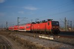 RB 125 Weißenfels – Leipzig  mit 143 871-2 am Leipzig Hbf 24.04.2015