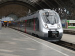 Abellio 9442 809 als RE nach Erfurt am 04.09.2016 auf dem Hauptbahnhof Leipzig.