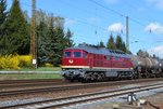 232 293-1 / 132 293-2 der EBS - Erfurter Bahnservice GmbH in Leipzig Wiederitzsch 07.04.2016