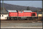 DB 294635 steht hier am 23.2.2018 im Bahnhof Lichtenfels.