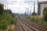 Kbs 820 Einfahrt Lichtenfels von Bamberg aus. ( Bahnbergang Reundorf) 30.06.2007