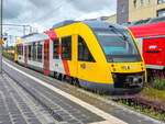 HLB VT 203 auf der RB 90 nach Westerburg in Limburg (Lahn), 18.05.2026.